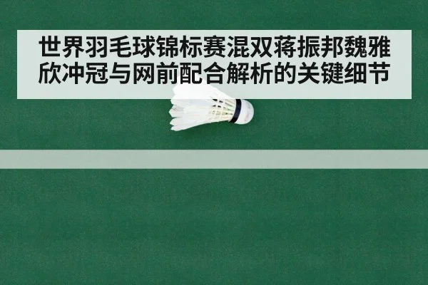 badminton championship match